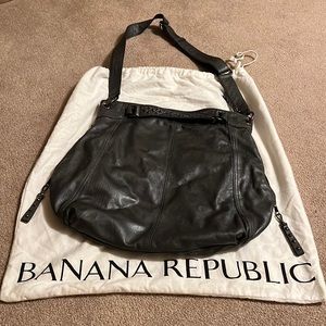 Banana Republic Metallic Leather Tote